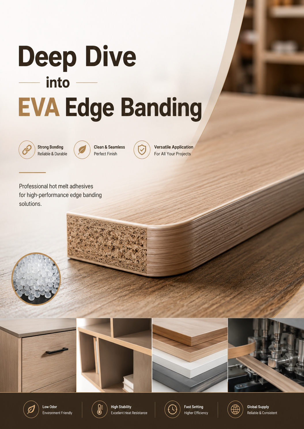 Neueste Unternehmensblogs über Erhöhung der Qualität von Edge Banding: Einblicke aus unserer Bogotá-Ausstellung und die Kraft von fortschrittlichen EVA-Hotmelt-Klebstoffen