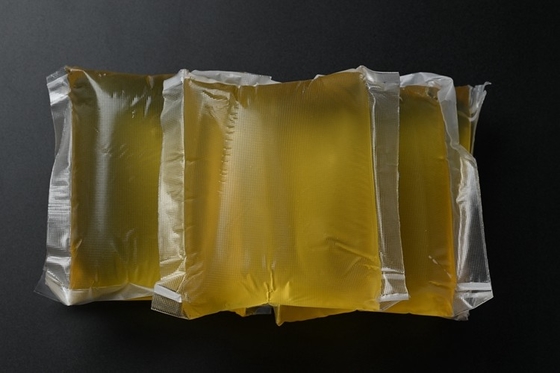 Yellow Eva Based Hot Melt Bonding Glue For Fruit Carton